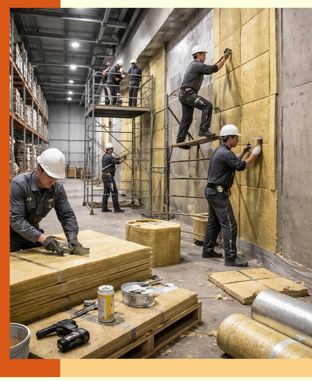 Утепление логистического центра в Тейково качественно и экономично